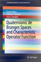Danie Alpay, Daniel Alpay, Fabrizi Colombo, Fabrizio Colombo, Irene Sabadini - Quaternionic de Branges Spaces and Characteristic Operator Function