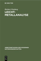 Herbert Ginsberg - Leichtmetallanalyse