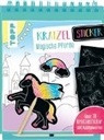 frechverlag - Kratzel-Sticker Magische Pferde, m. Holz-Kratzstift