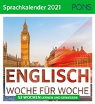 PONS Sprachkalender 2021 Englisch Woche für Woche
