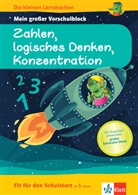 Mein großer Vorschulblock Zahlen, logisches Denken, Konzentration