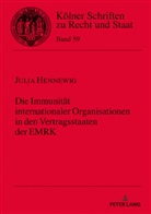 Julia Hennewig - Die Immunität internationaler Organisationen in den Vertragsstaaten der EMRK