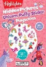 Highlights, Highlights&gt; - Unicorn Hidden Pictures Puffy Sticker Playscenes