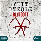 Veit Etzold, Alexander Kruuse Mettin - Blutgott, 2 Audio-CD, 2 MP3 (Hörbuch)