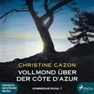 Christine Cazon, Gert Heidenreich - Vollmond über der Côte d'Azur, 2 Audio-CD, 2 MP3 (Hörbuch)