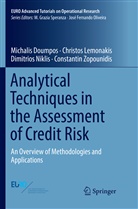 Michali Doumpos, Michalis Doumpos, Christo Lemonakis, Christos Lemonakis, Dimi Niklis, Dimitrios Niklis... - Analytical Techniques in the Assessment of Credit Risk