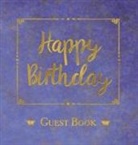Angelis Publications - Birthday Guest Book, HARDCOVER, Birthday Party Guest Comments Book