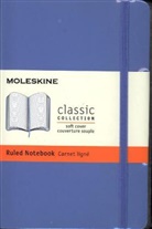 Moleskine - Moleskine Classic, Notizbuch Pocket/A6 Liniert, Hortensien Blau