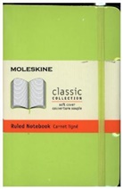 Moleskine - Moleskine Classic, Notizbuch Pocket/A6 Liniert, Limetten Grün