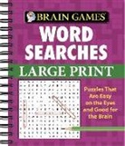 Brain Games, Myles Callum, Jeanette Dall, Mark Danna, Publications International Ltd - Brain Games - Word Searches - Large Print (Purple)