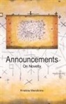 Kristina Mendicino - Announcements