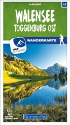 Hallwag Kümmerly+Frey AG, Hallwa Kümmerly+Frey AG, Hallwag Kümmerly+Frey AG - Kümmerly+Frey Wanderkarte 15 Walensee 1:40.000