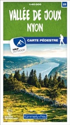 Hallwag Kümmerly+Frey AG, Hallwa Kümmerly+Frey AG, Hallwag Kümmerly+Frey AG - Kümmerly+Frey Wanderkarte 25 Vallée de Joux 1:40.000