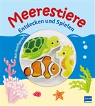 Denitza Gruber - Meerestiere, m. 3 Holzfiguren