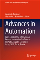 Andre A Radionov, Andrey A Radionov, Alexander S Karandaev, Alexander S. Karandaev, Andrey A. Radionov, S Karandaev... - Advances in Automation, 2 Teile