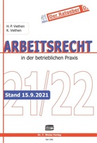 Hans Pete Viethen, Hans Peter Viethen, Kerstin Viethen, Angelika Wascher - Arbeitsrecht 2021