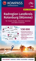 KOMPASS-Karte GmbH, KOMPASS-Karten GmbH, KOMPASS-Karten GmbH - KOMPASS Fahrradkarte 3218 Radregion Landkreis Rotenburg (Wümme) 1:50.000