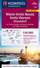 KOMPASS-Karte GmbH, KOMPASS-Karten GmbH, KOMPASS-Karten GmbH - KOMPASS Fahrradkarte 3211 Rheinkreis Neuss, Kreis Viersen 1:50.000