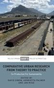 Henrietta Palmer, Henrietta ( Chalmers University Palmer, Henrietta (Chalmers University Palmer, Jan Riise, Jan ( CHALMERS UNIVERSITY OF TECHNOLOGY Riise, … - Comparative Urban Research from Theory to Practice Co-Production For Sustainability