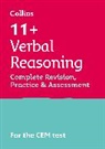 Collins 11+ - 11+ Verbal Reasoning Complete Revision, Practice & Assessment for CEM