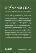 Maximilian Bergengruen, Alexande Honold, Alexander Honold, Gerhard Neumann, Gerhard Neumann u a, Ursula Renner... - Hofmannsthal-Jahrbuch - 27: 2019