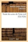 Antoine-Siméon-Gabriel Coffinières, Coffinieres-a s g - Traite des actes de l etat civil
