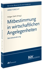 Holger Dahl, Holge Dahl, Holger Dahl - Mitbestimmung in wirtschaftlichen Angelegenheiten