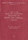 Hugh Peskett, Hugh Peskett - Guide to Parish and Non-Parochial Registers of Devon and Cornwall 1538-1837