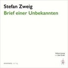 Stefan Zweig, Axel Grube - Brief einer Unbekannten, 1 MP3-CD (Audio book)
