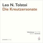 Axel Grube, Leo Tolstoi, Leo N. Tolstoi, Axel Grube - Die Kreutzersonate, 1 MP3-CD (Audio book)