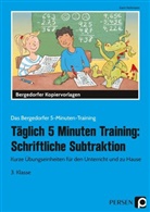 Karin Hohmann - Täglich 5 Minuten Training: Schriftliche Subtraktion - 3. Klasse
