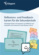 Heinz Klippert - Reflexions- und Feedbackkarten für die Sekundarstufe