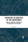 Adriana Mica, Adriana (University of Warsaw Mica - Sociology As Analysis of the Unintended