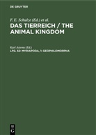 Karl Attems, Deutsche Zoologische Gesellschaft, Maximilian Fischer, K. Heidel, R. Hesse, W. Kükenthal... - Das Tierreich / The Animal Kingdom - Lfg. 52: Myriapoda, 1: Geophilomorpha