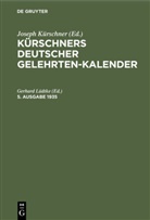 Joseph Kürschner, Gerhard Lüdtke - Kürschners Deutscher Gelehrten-Kalender - 5. Ausgabe 1935: Kürschners Deutscher Gelehrten-Kalender. 5. Ausgabe 1935