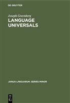 Joseph Greenberg - Language Universals