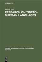 Austin Hale - Research on Tibeto-Burman Languages