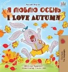 Shelley Admont, Kidkiddos Books - I Love Autumn (Russian English Bilingual Book)