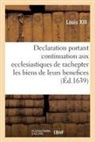 Louis XIII - Declaration portant continuation