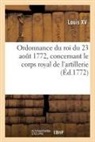 Louis XV - Ordonnance du roi du 23 aout