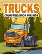 Harper Hall, Happy Harper, Harper Hall - Trucks Colouring Book