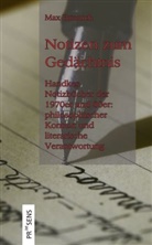 Max Brinnich - Notizen zum Gedächtnis