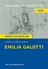 Gotthold Ephraim Lessing - Emilia Galotti von Gotthold Ephraim Lessing. Ein Trauerspiel in fünf Aufzügen. (Textausgabe)