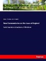 Henry J. Stephen, James Stephen - New Commentaries on the Laws of England