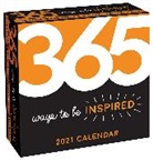 Andrews Mcmeel Publishing, Not Available, Summersdale Publishers - 365 Ways to Be Inspired 2021 Calendar