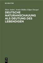 Han André, Hans André, Edgar Dacqué, Armi Müller, Armin Müller - Deutsche Naturanschauung als Deutung des Lebendigen