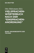 Otto Holtzmann - Vielsprachen-Wörterbuch nach der "Einsprachen-Anordnung", 3 Teile
