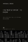 Harold L. Cross - The People'S Right to Know
