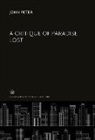 John Peter - A Critique of Paradise Lost