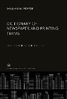 William M. Pepper - Dictionary of Newspaper and Printing Terms